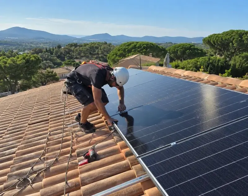 Installateur panneaux solaires Chavanoz — pose photovoltaïque sur toiture