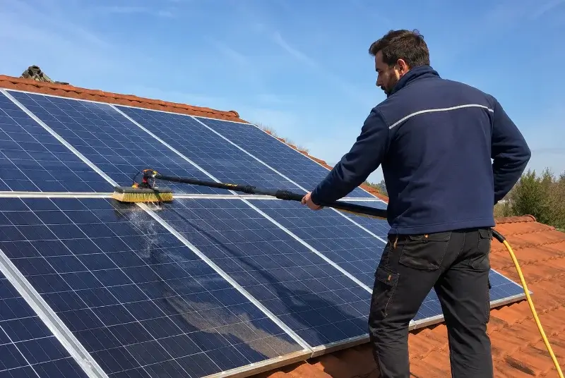 Nettoyage et entretien de panneaux solaires à Chavanoz